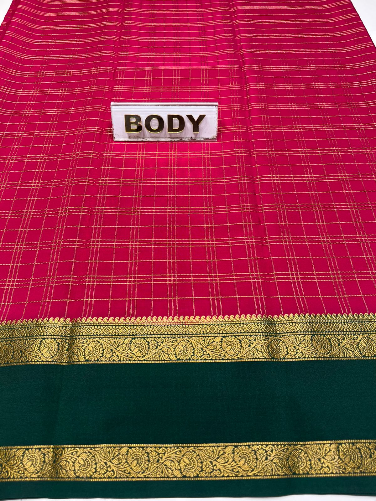 Pure Mysore Silk Saree.