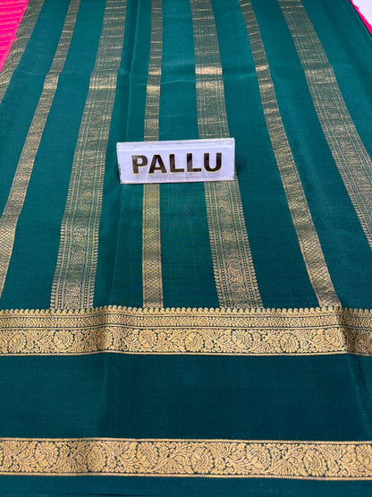 Pure Mysore Silk Saree.
