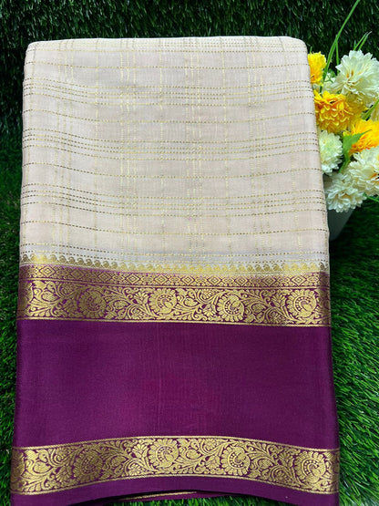 Pure Mysore Silk Saree.