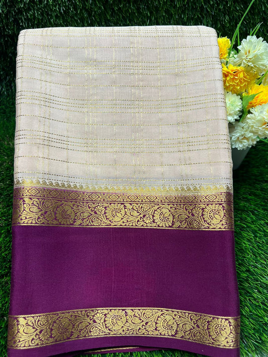 Pure Mysore Silk Saree.
