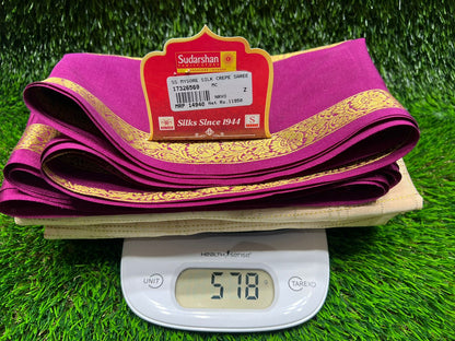 Pure Mysore Silk Saree.