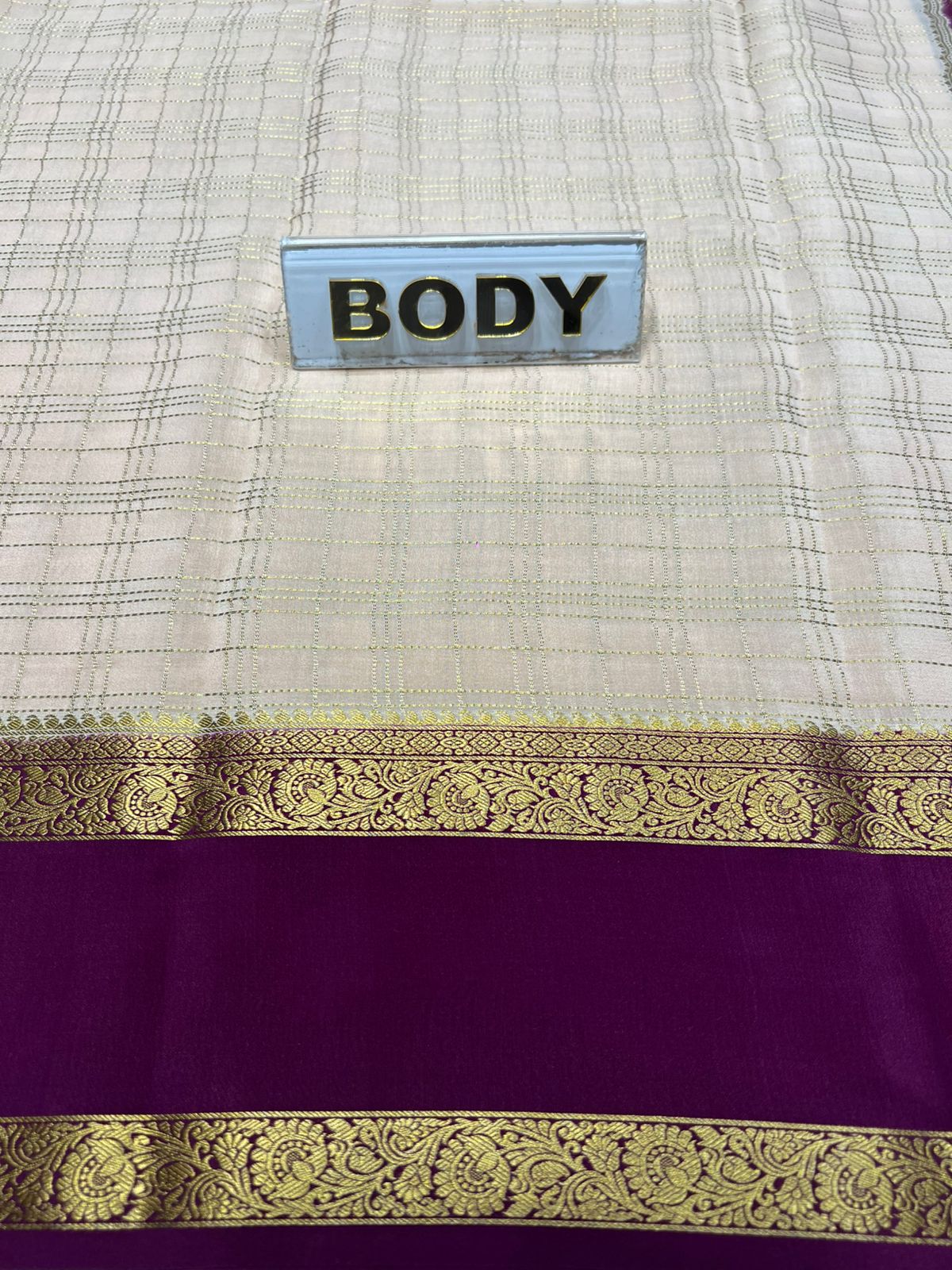 Pure Mysore Silk Saree.