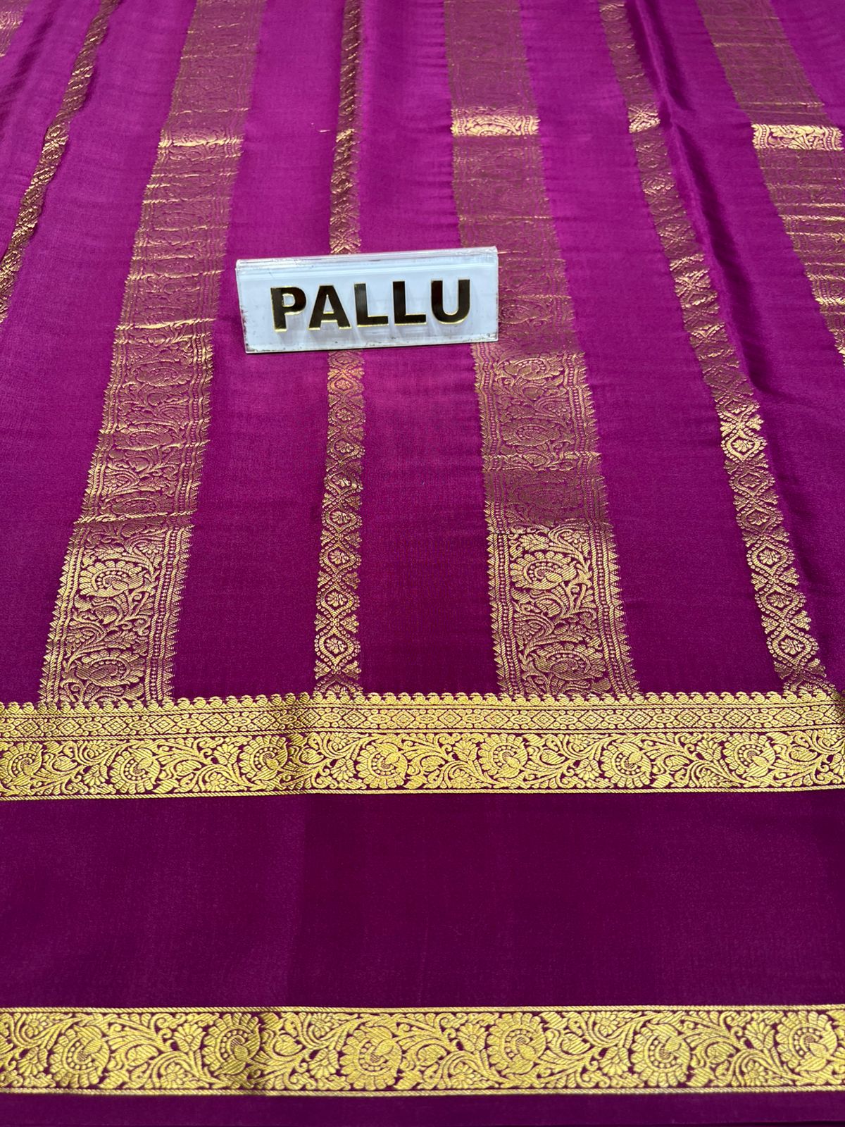 Pure Mysore Silk Saree.