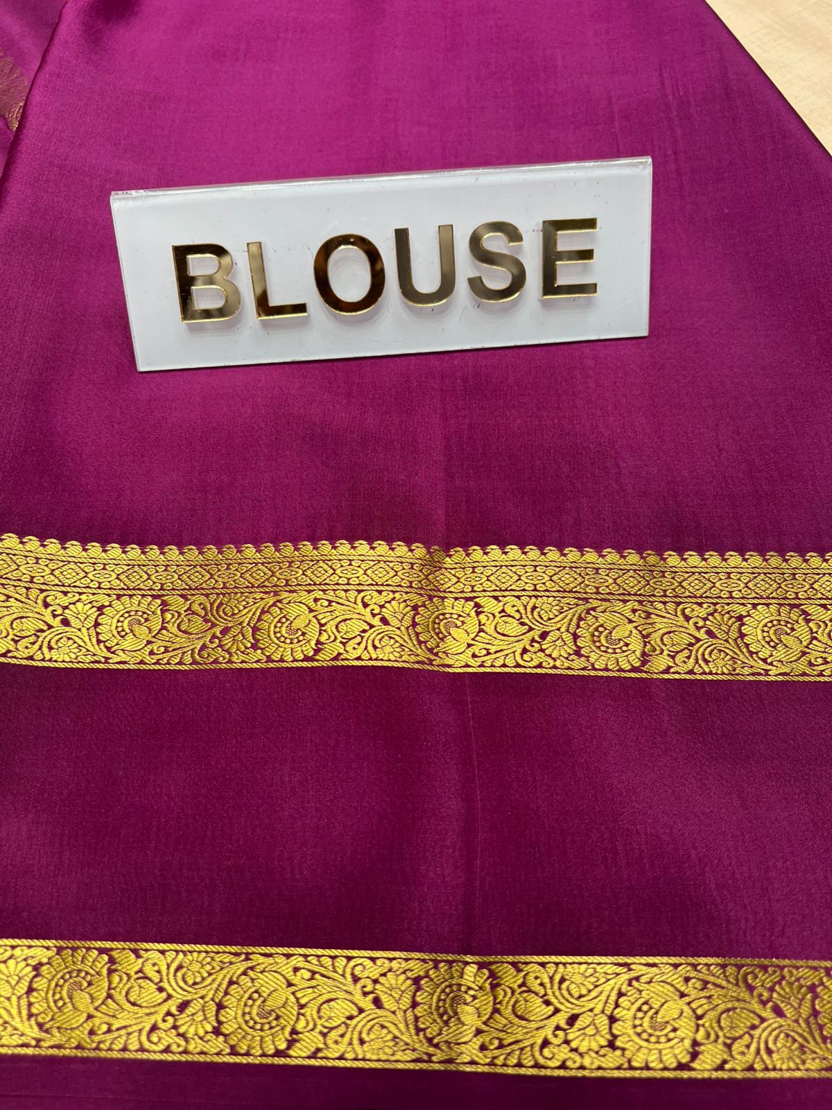 Pure Mysore Silk Saree.
