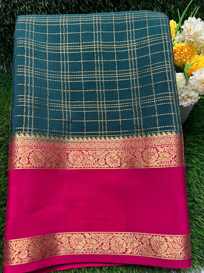 Pure Mysore Silk Saree.