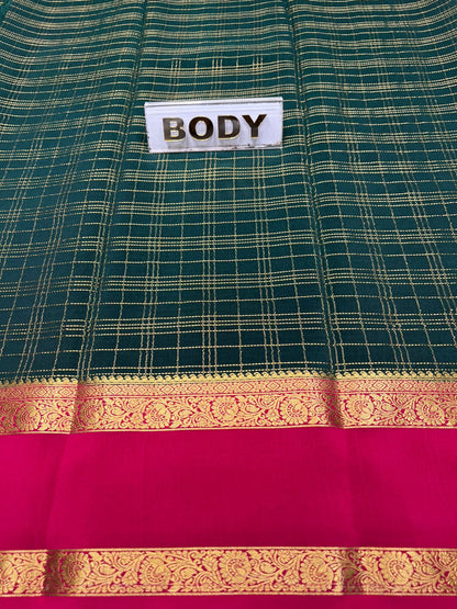 Pure Mysore Silk Saree.
