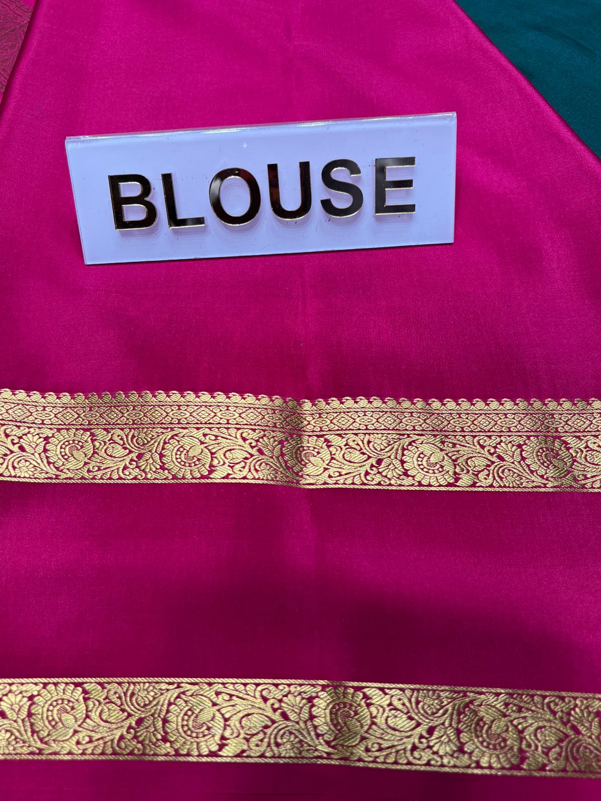 Pure Mysore Silk Saree.