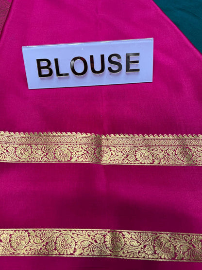 Pure Mysore Silk Saree.