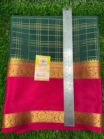 Pure Mysore Silk Saree.