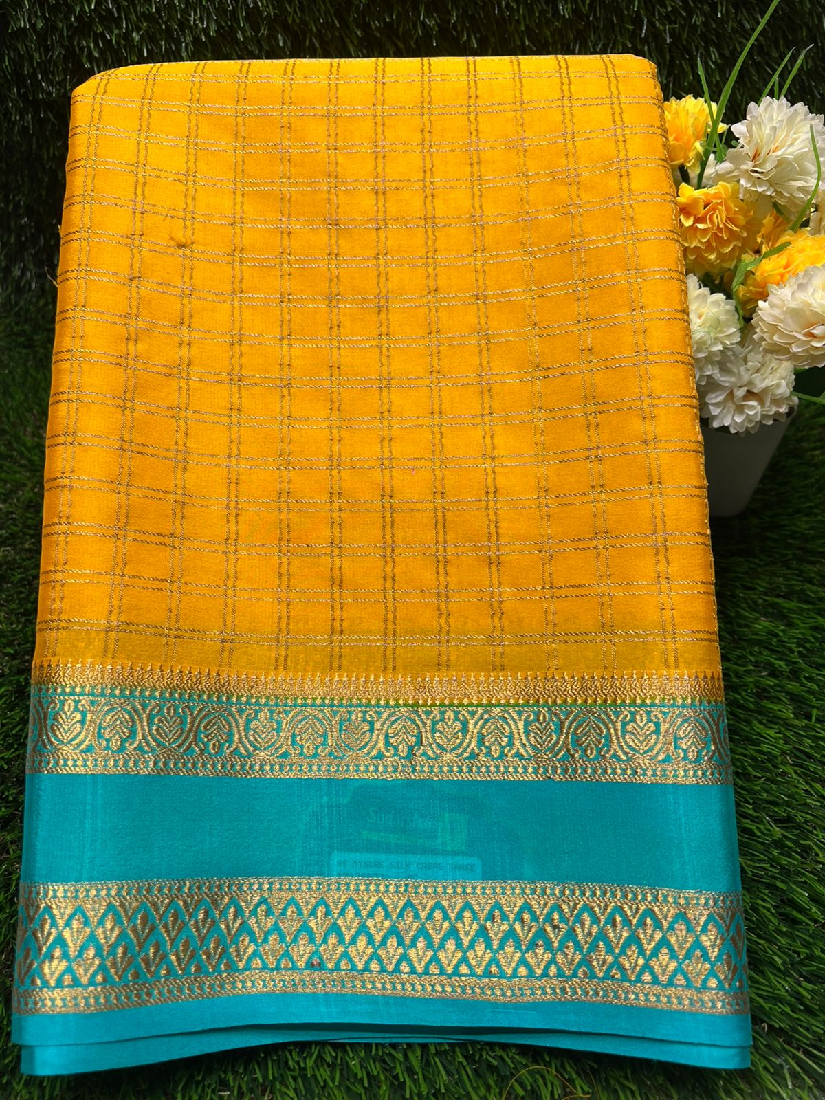 Pure Mysore Silk Saree.