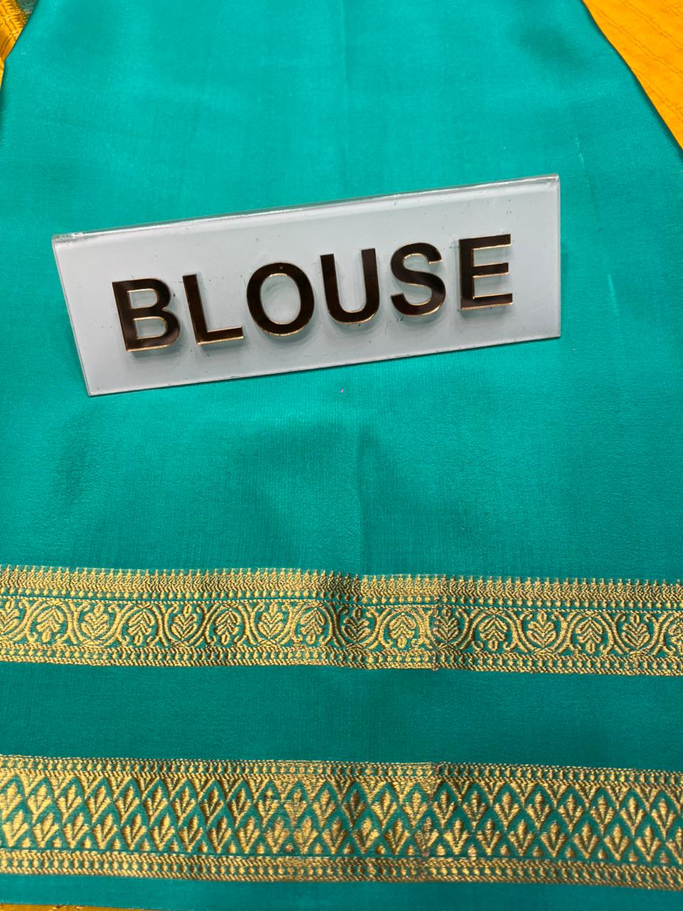 Pure Mysore Silk Saree.