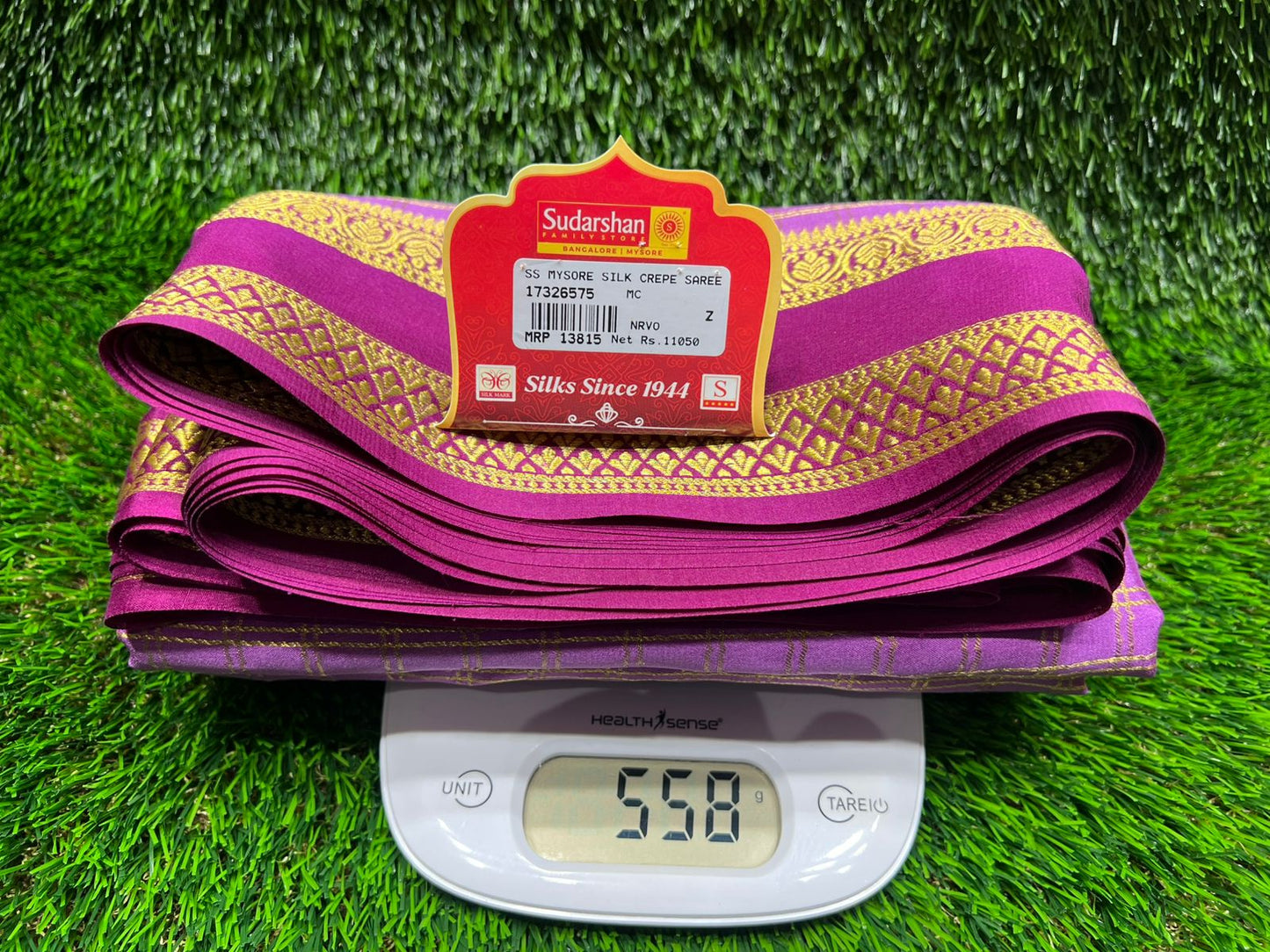 Pure Mysore Silk Saree.