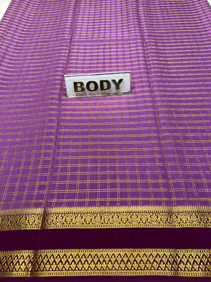 Pure Mysore Silk Saree.
