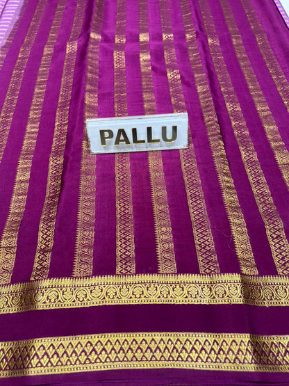 Pure Mysore Silk Saree.