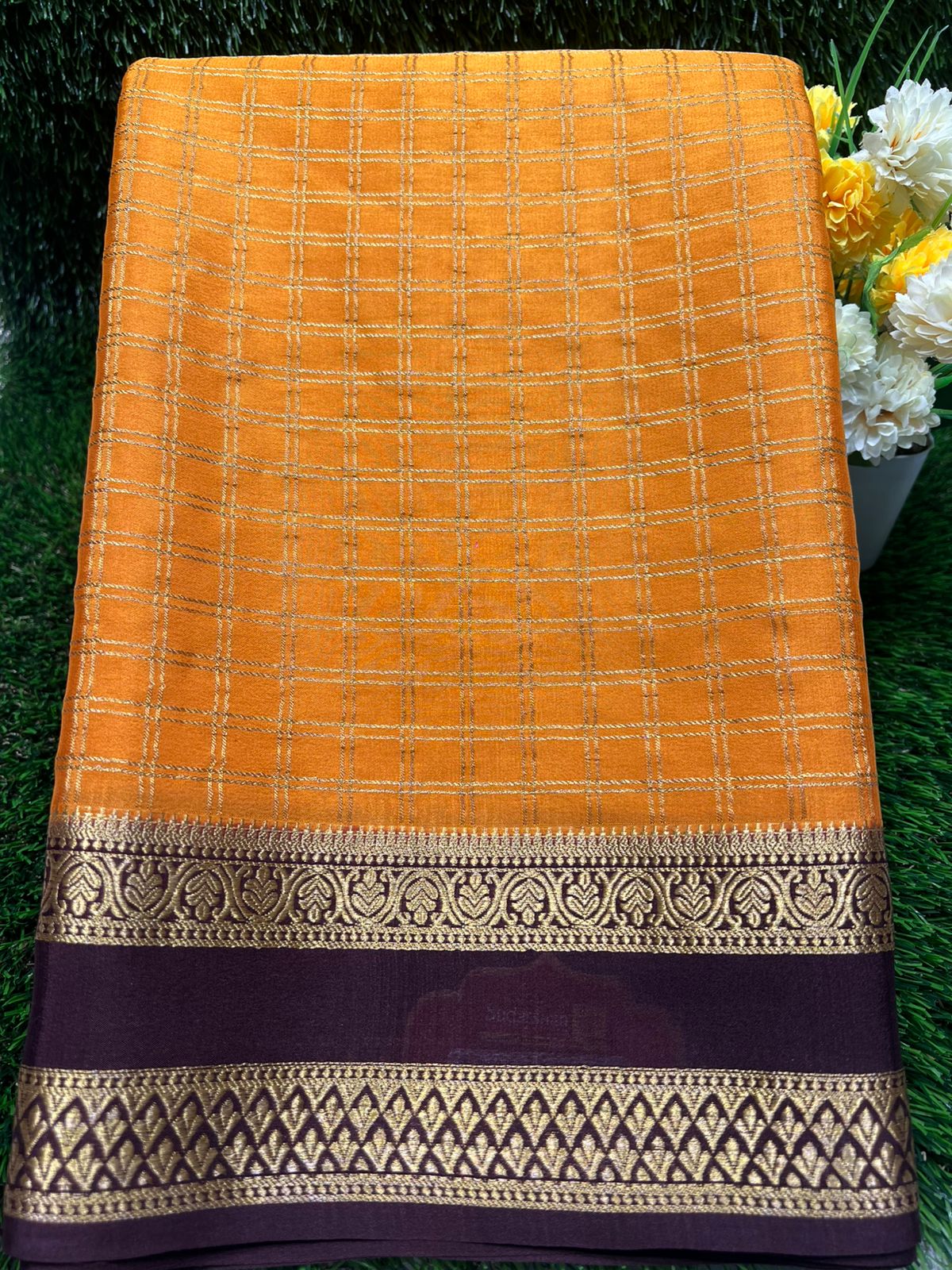 Pure Mysore Silk Saree.