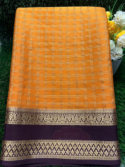 Pure Mysore Silk Saree.
