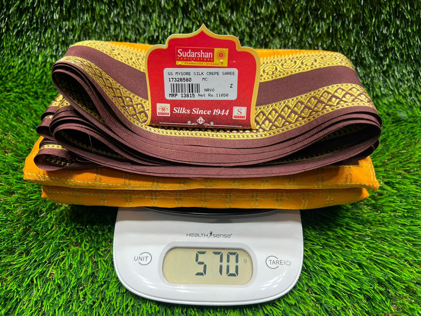 Pure Mysore Silk Saree.