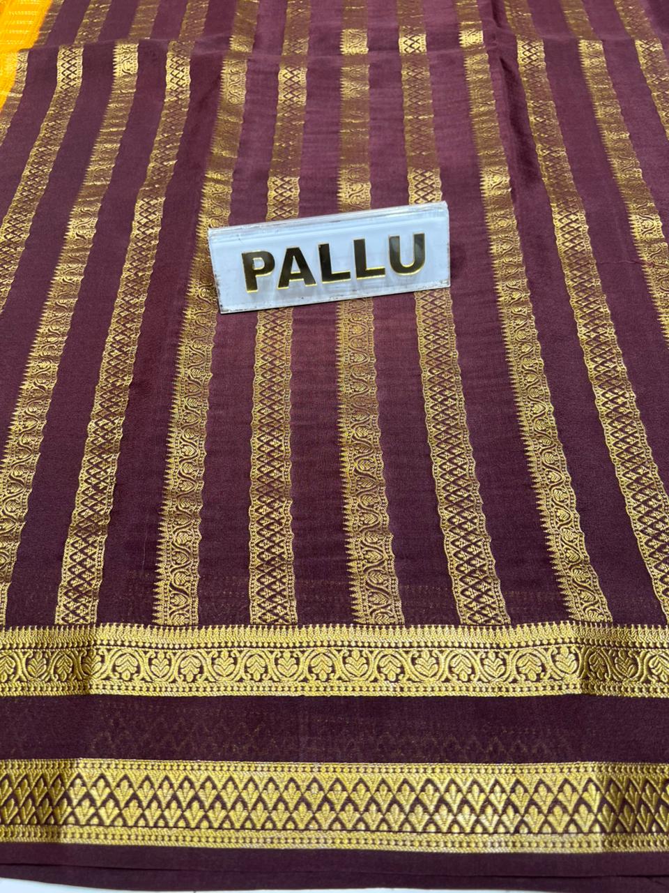 Pure Mysore Silk Saree.