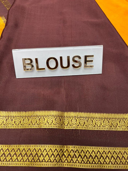Pure Mysore Silk Saree.