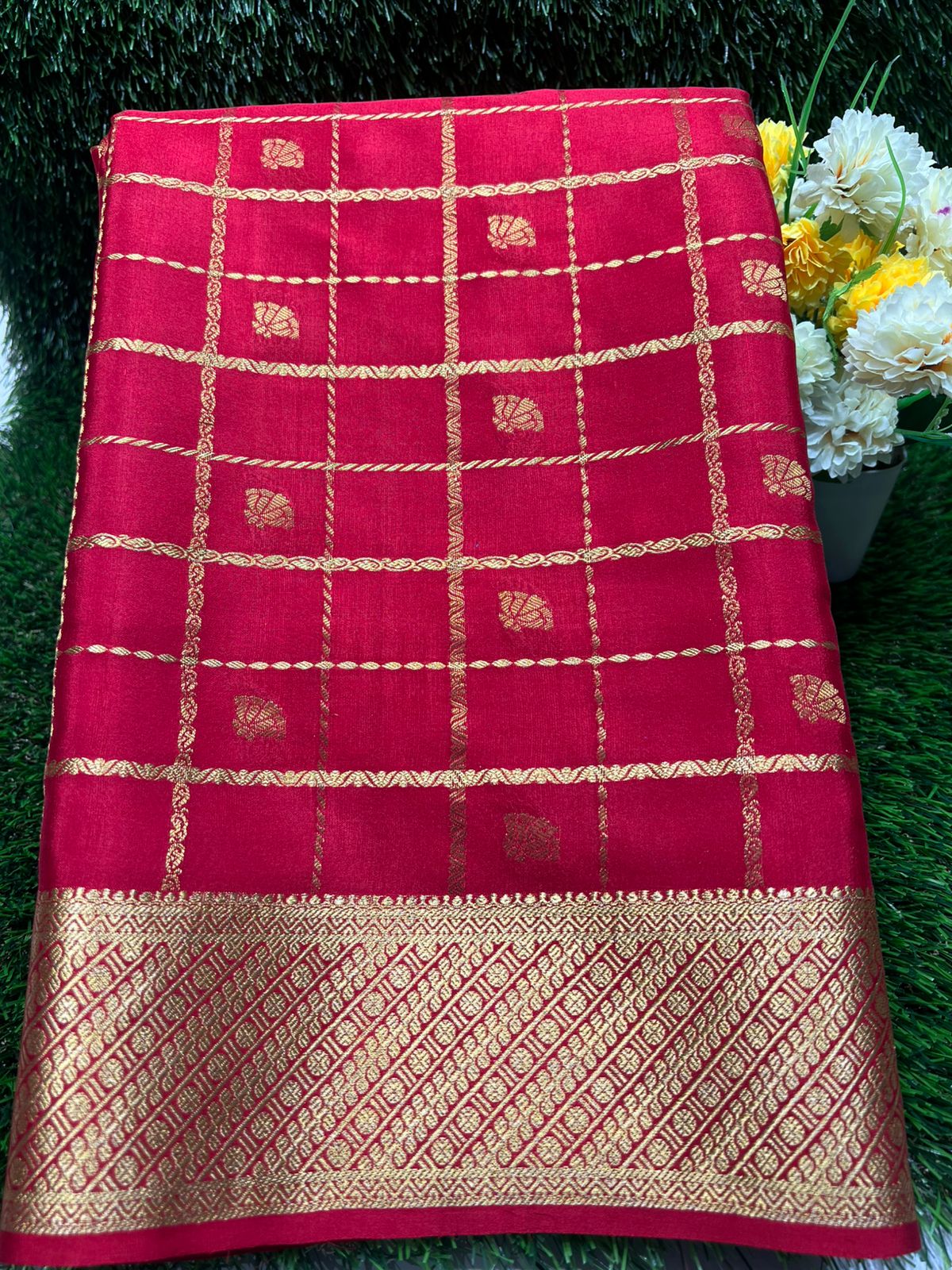 Pure Mysore Silk Saree.