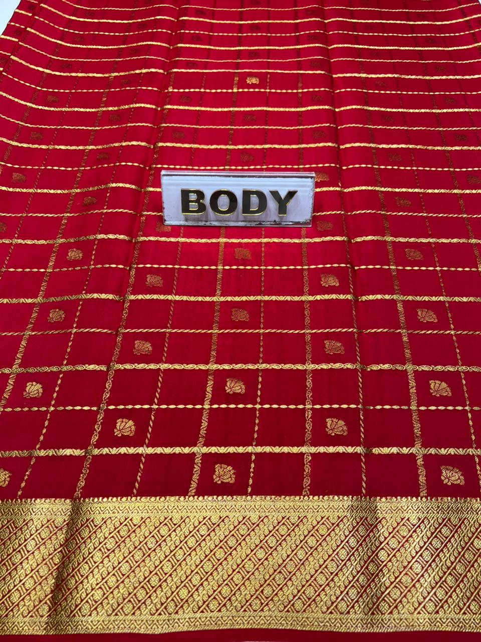 Pure Mysore Silk Saree.