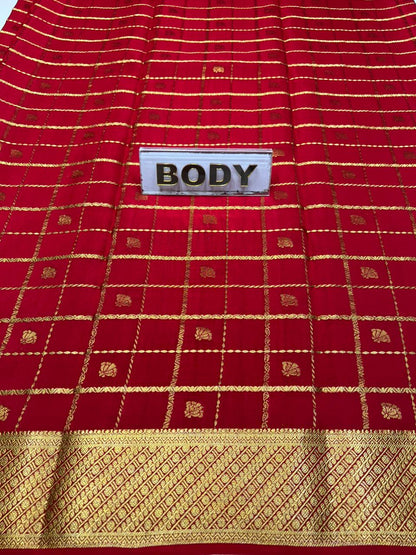 Pure Mysore Silk Saree.