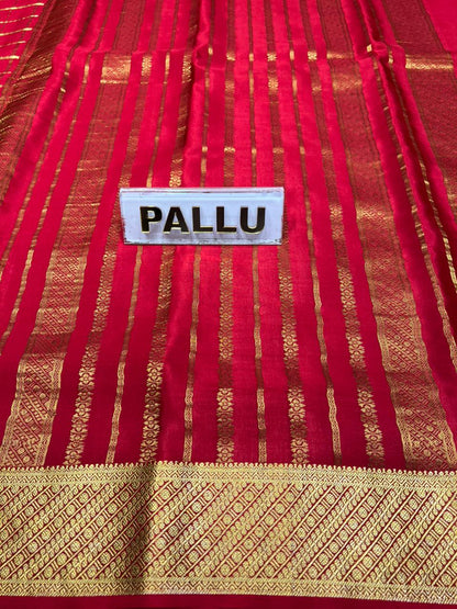 Pure Mysore Silk Saree.