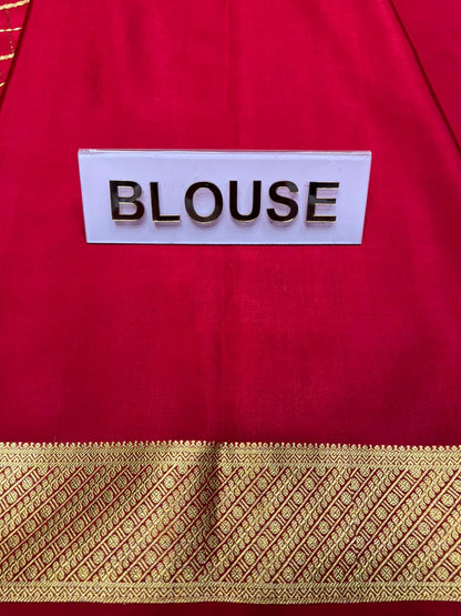Pure Mysore Silk Saree.