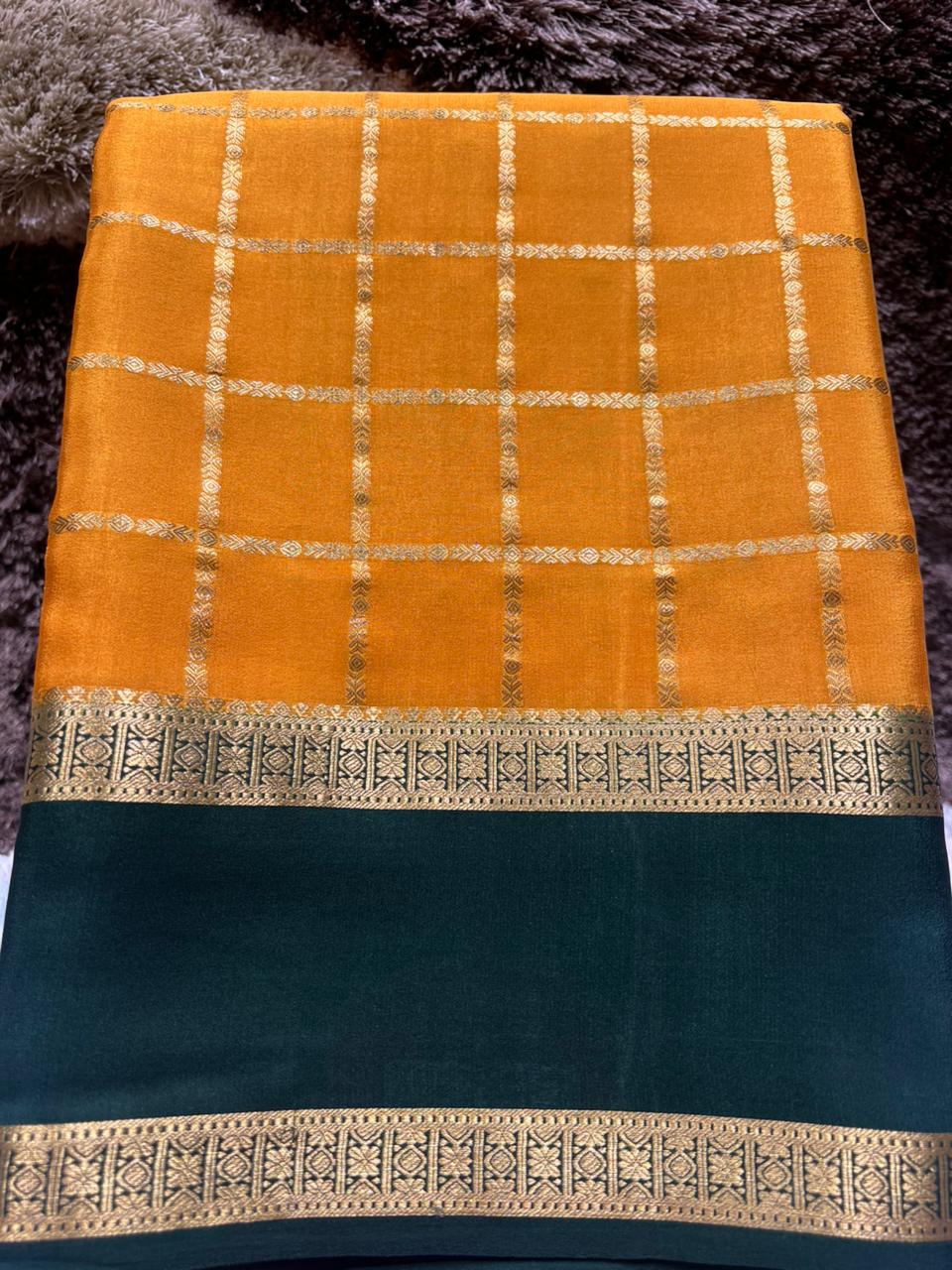 Pure Mysore Silk Saree.
