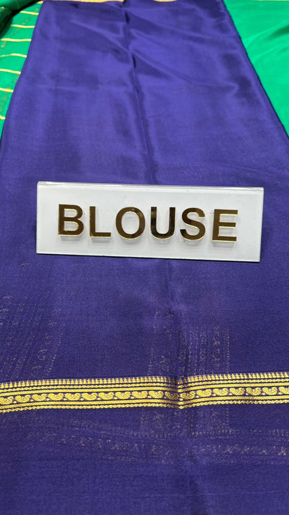 Pure Mysore Silk Saree.