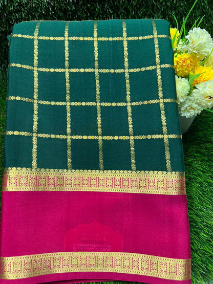 Pure Mysore Silk Saree.