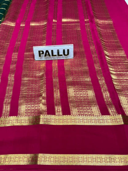 Pure Mysore Silk Saree.