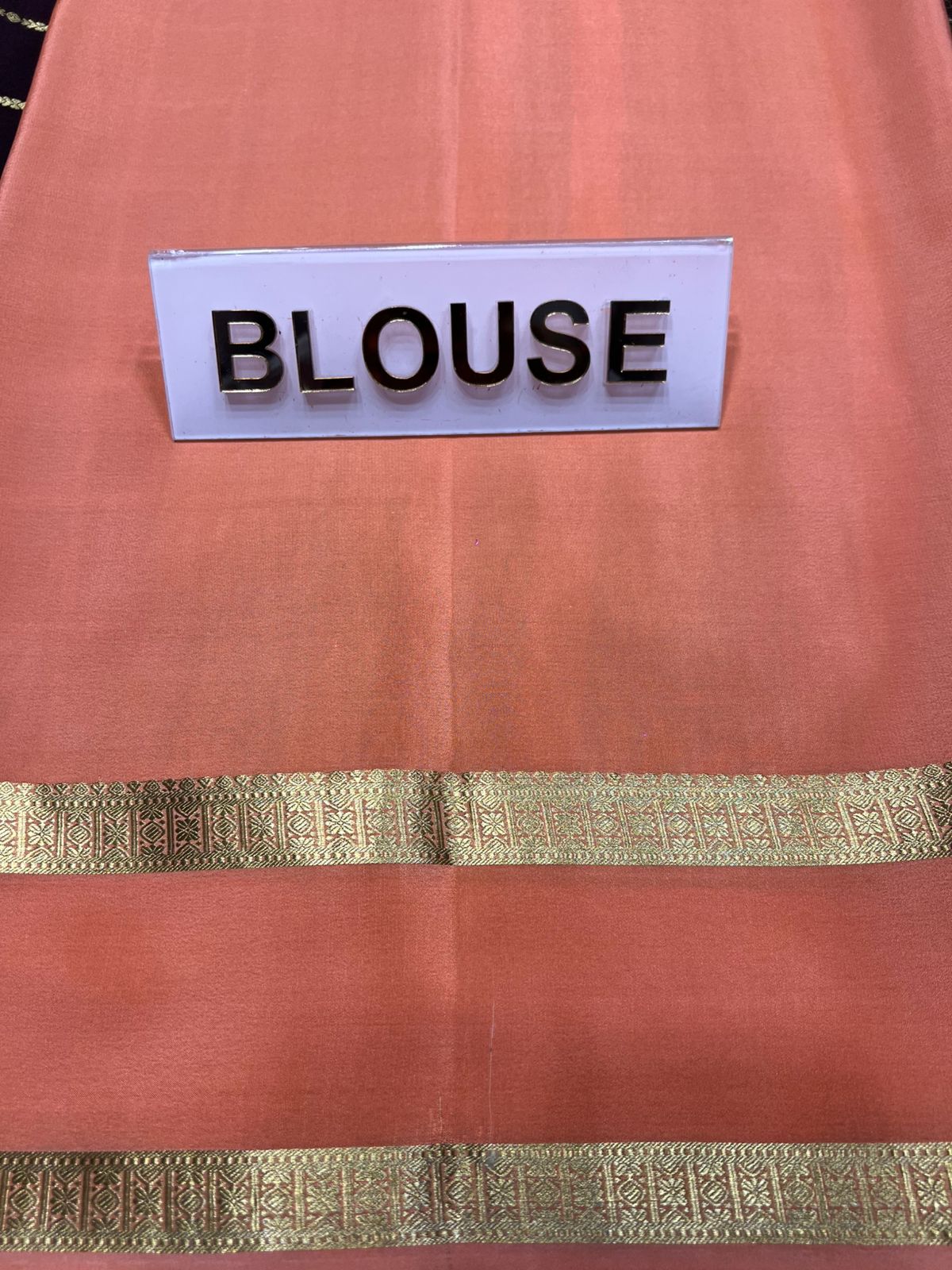 Pure Mysore Silk Saree.