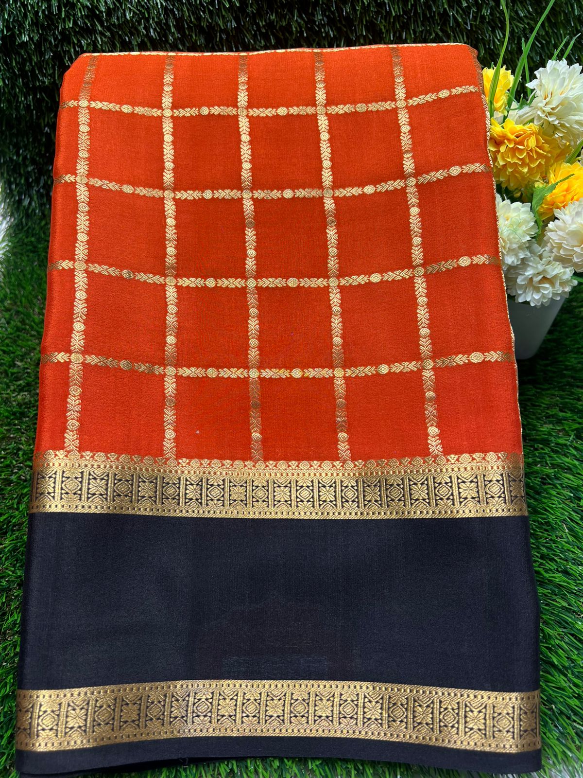 Pure Mysore Silk Saree.