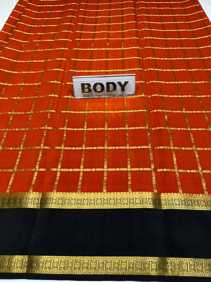 Pure Mysore Silk Saree.