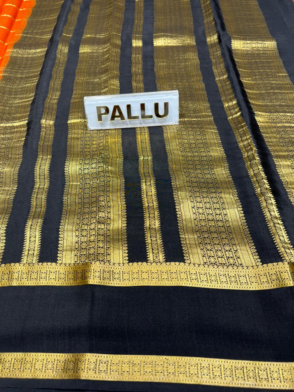 Pure Mysore Silk Saree.