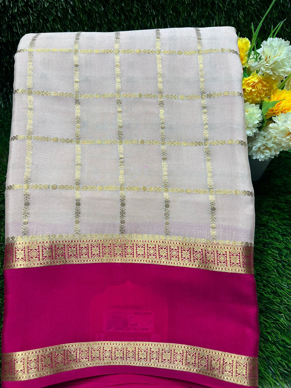 Pure Mysore Silk Saree.