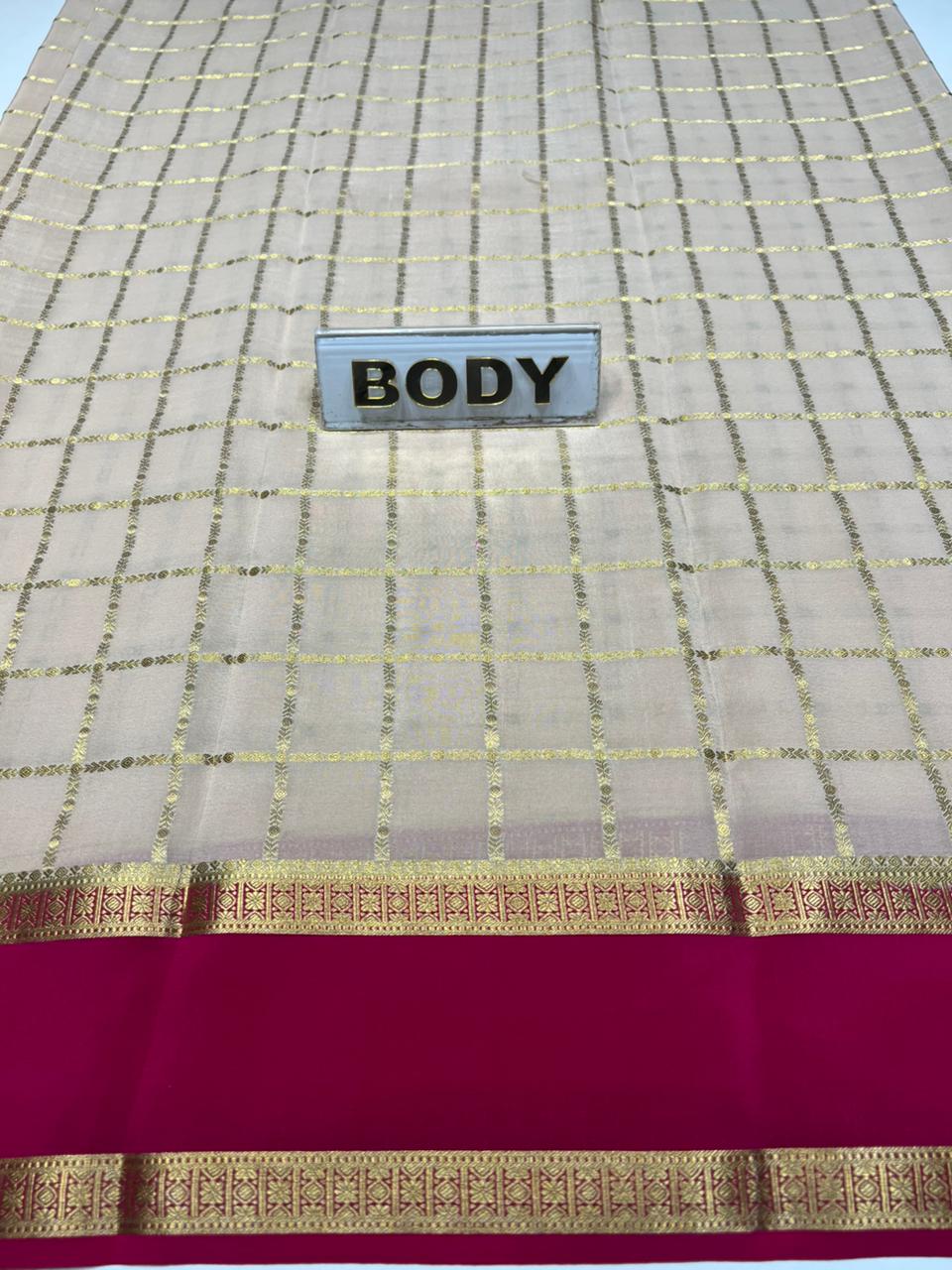 Pure Mysore Silk Saree.
