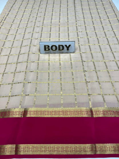Pure Mysore Silk Saree.