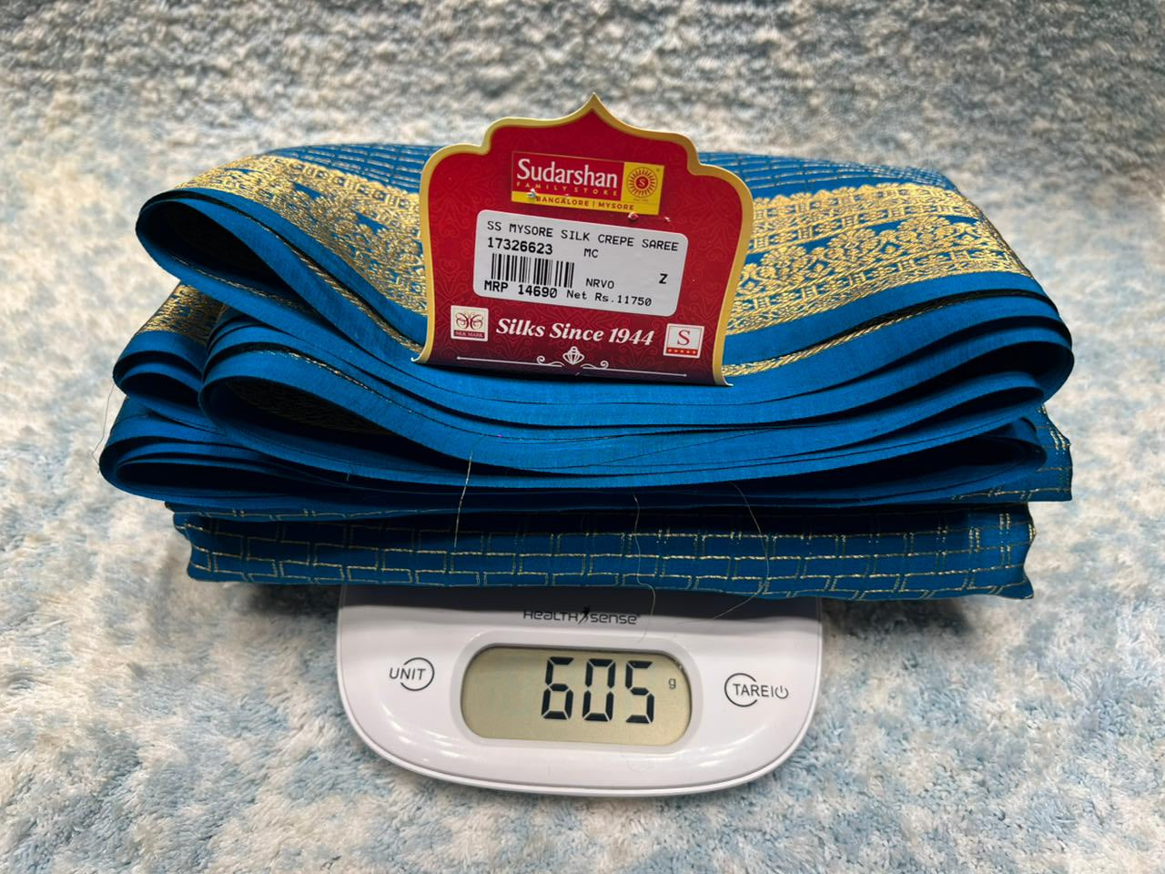 Pure Mysore Silk Saree.