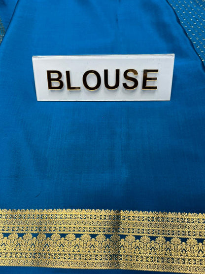 Pure Mysore Silk Saree.