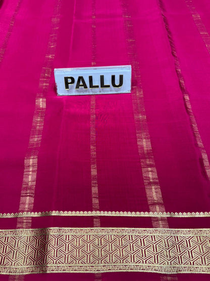 Pure Mysore Silk Saree.