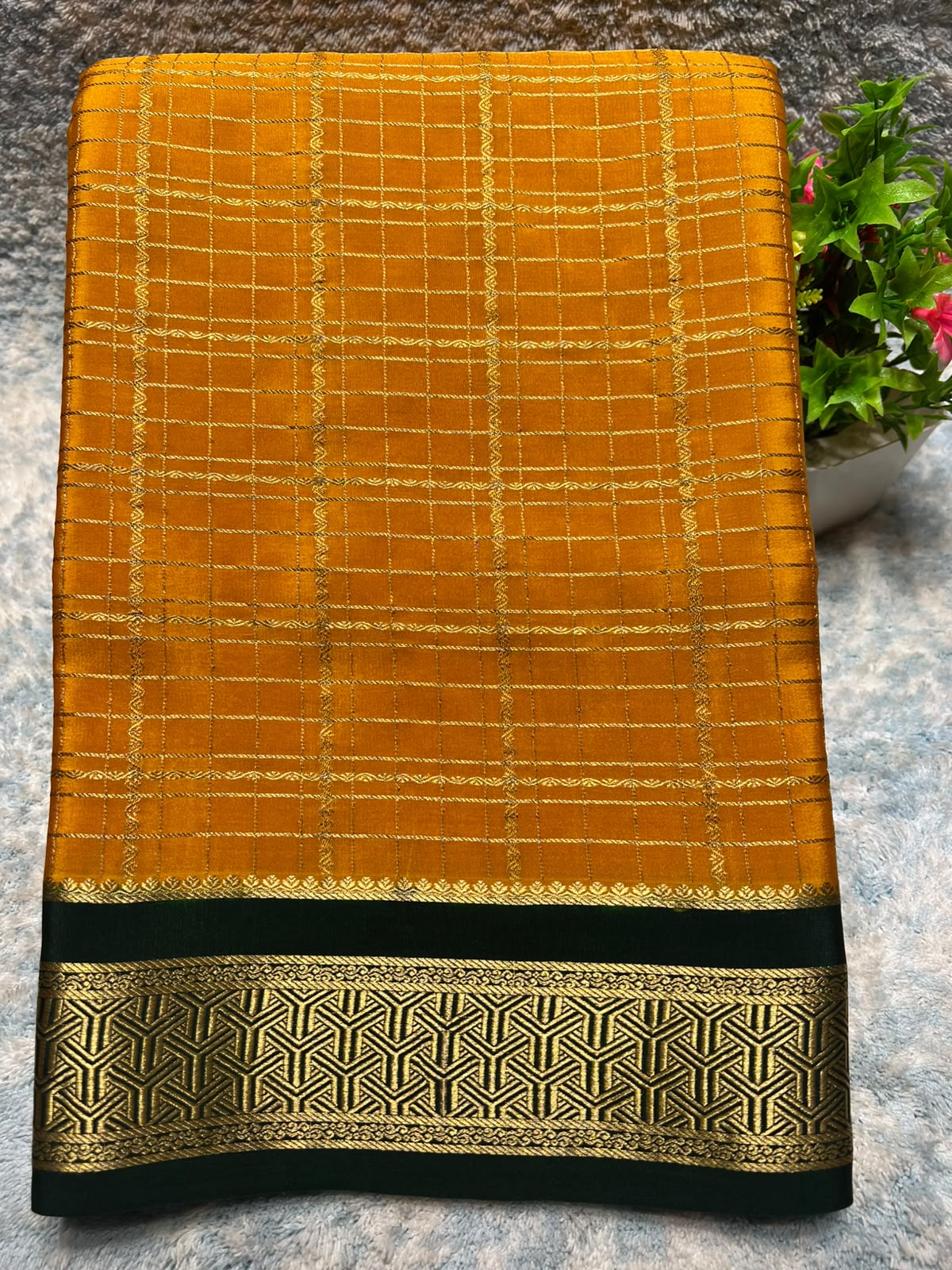 Pure Mysore Silk Saree.