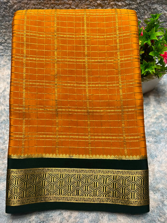 Pure Mysore Silk Saree.