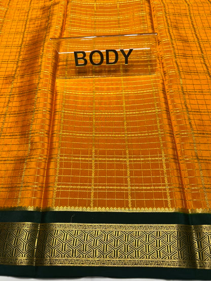 Pure Mysore Silk Saree.