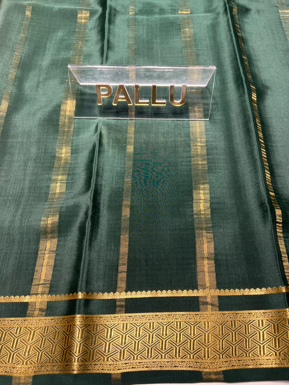 Pure Mysore Silk Saree.