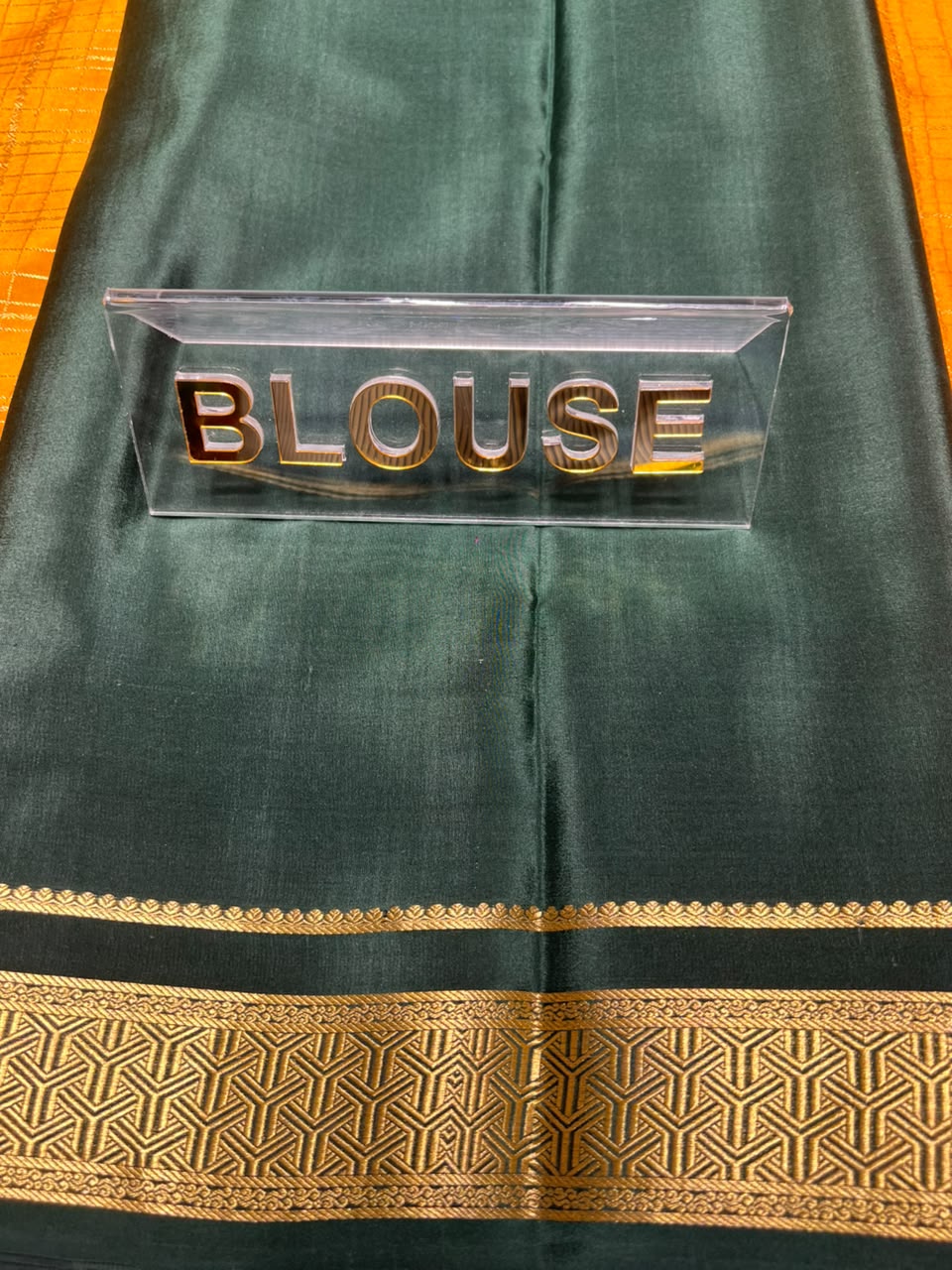 Pure Mysore Silk Saree.