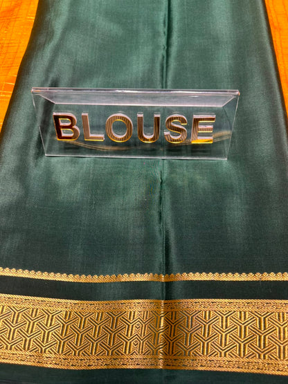 Pure Mysore Silk Saree.