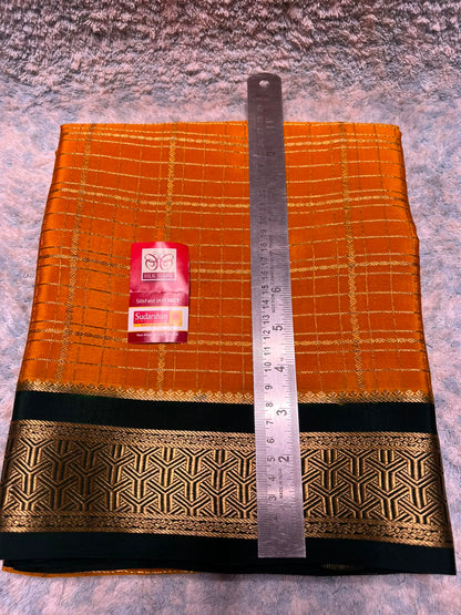 Pure Mysore Silk Saree.