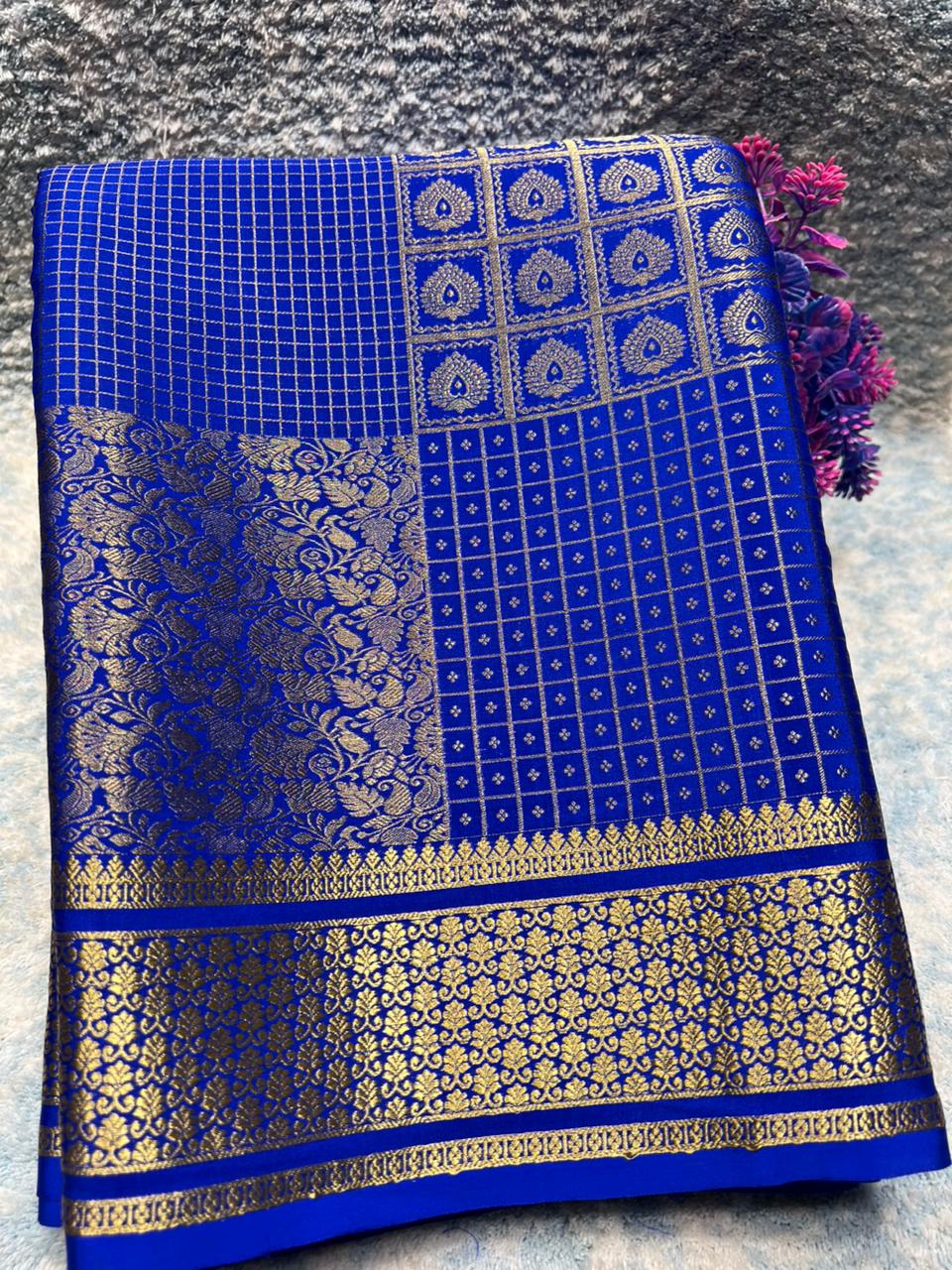 Pure Mysore Silk Saree.